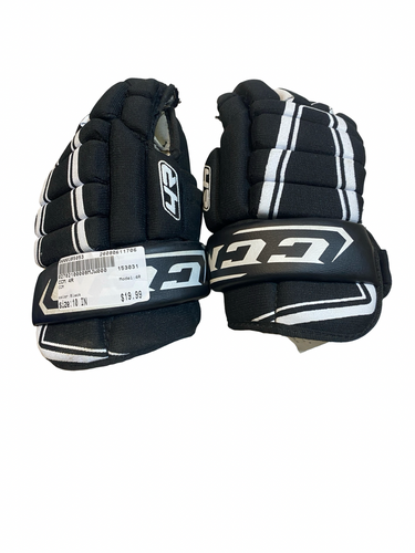 Used CCM 4R Intermediate Gloves Black 10" 11706-S000385053