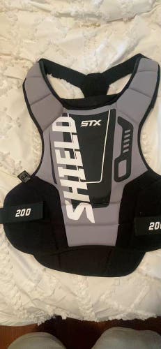 STX Shield 200 Lacrosse Goalie Chest Pad - Adult L (No Shoulders) - LOW PRICE