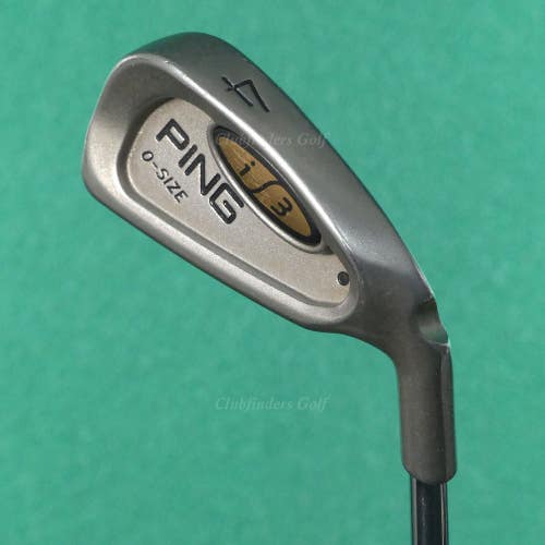 Ping i3 O-Size Black Dot Single 4 Iron Stock Cushin JZ Steel Regular