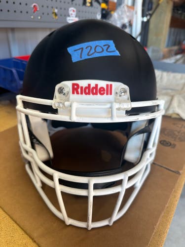 USED RIDDELL SPEED ICON ADULT HELMET - XL - FLAT BLACK