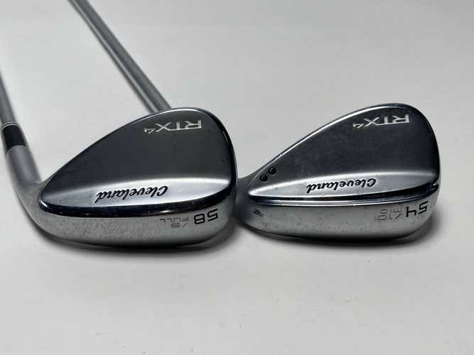 Cleveland RTX 4 Tour Satin Wedge Set 54* 10 | 58* 9 True Temper DG S400 RH. +1"
