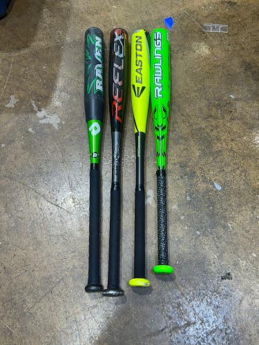 Four USSSA Certified Baseball Bats