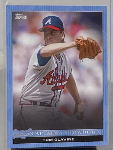 Tom Glavine Captain's Showdown Atlanta Braves 2020 Topps #'d 140/150 #45