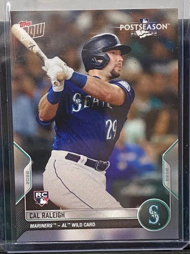 Cal Raleigh Seattle Mariners Topps RC PS-5S 2022 Topps Now Postseason