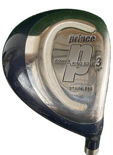 Prince Power Ring Sole 3 Wood 16* Comfort Zone Ladies Graphite 42" RH Nice Grip