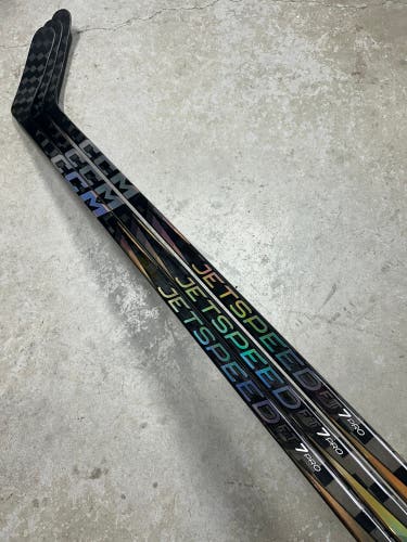 3 PACK 110 Flex P29M Senior CCM Jetspeed FT7 Pro Right Hand Hockey Stick Pro Stock