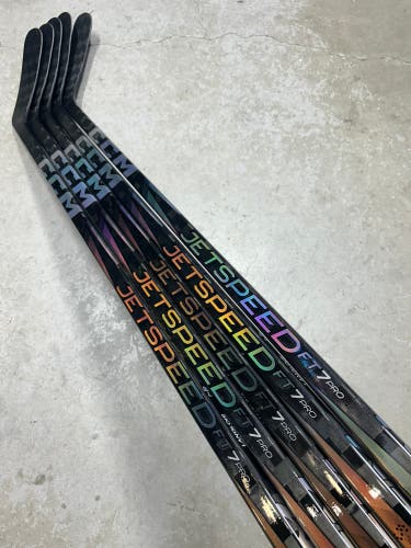 5 PACK 110 Flex P29M Senior CCM Jetspeed FT7 Pro Right Hand Hockey Stick Pro Stock