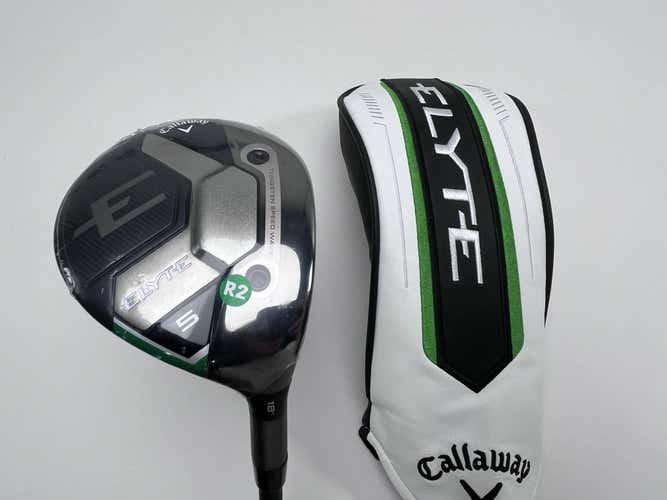 Callaway Elyte 5 Fairway Wood 18* Mitsubishi Chemical Vanquish R2 Senior RH NEW