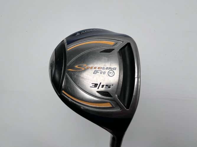 Adams Speedline F11 Titanium 3 Fairway Wood 15* UST Mamiya VTS 7X XStiff RH