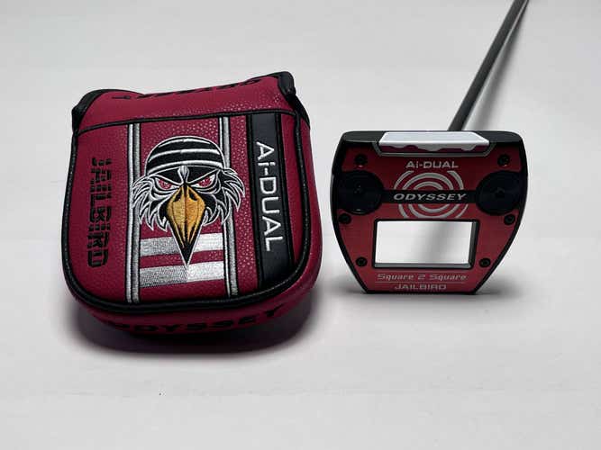 Odyssey Ai-Dual Square 2 Square Jailbird Putter 35" Mens RH HC