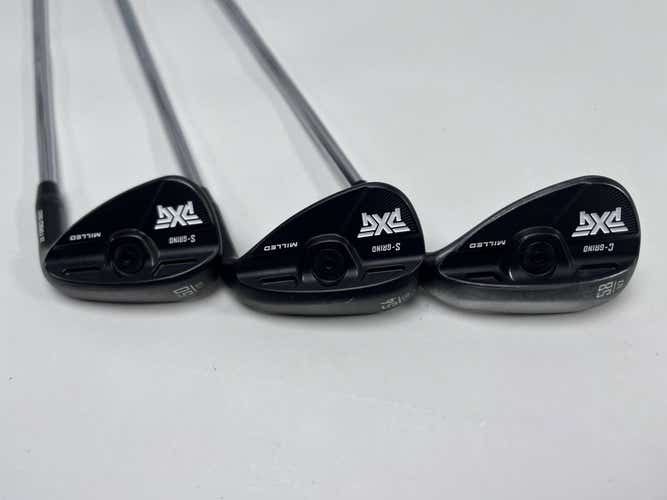 PXG Sugar Daddy III Milled Black Wedge Set 50*10 | 54*10 | 58*7 DG S300 Stiff RH