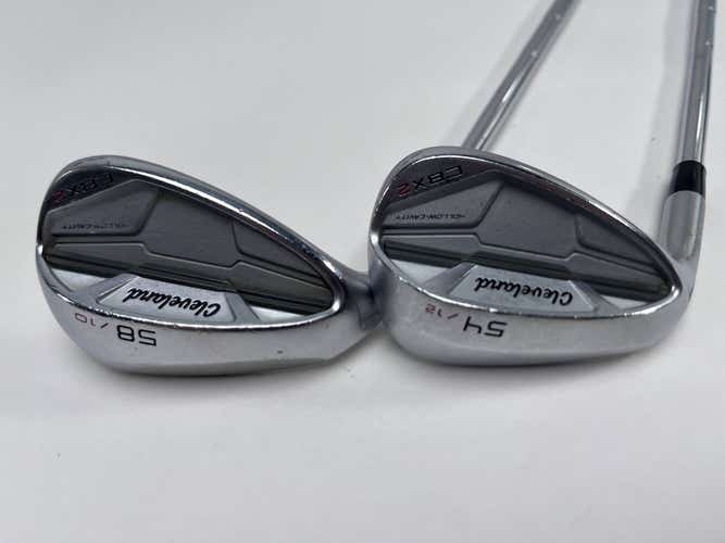 Cleveland CBX 2 Wedge Set 54* 12 | 58* 10 DG X100 120g Extra Stiff Steel Mens LH