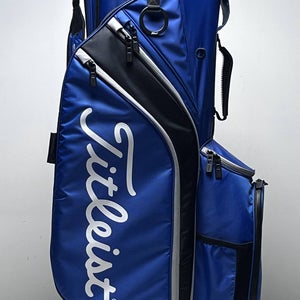 Titleist Cart 14 Cart Bag Blue 14-Way Divide Single Strap Golf Bag NEW