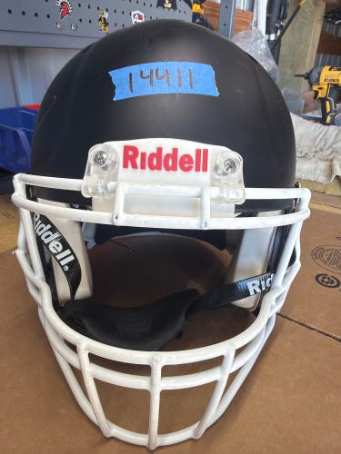 USED RIDDELL SPEED ICON ADULT HELMET - XL - FLAT BLACK