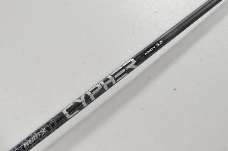 Project X Cypher 5.0 40g Senior Flex Callaway -1" Driver Shaft #224828
