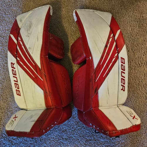 Large Bauer Vapor 3X Goalie Leg Pads (Used)