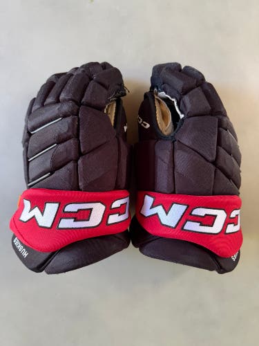 CCM 14" Pro Stock Jetspeed FT4 Gloves Black/Red
