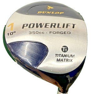 Dunlop Power Lift 350cc Forged Ti Driver 10* RH 65g Regular Graphite New Grip HC
