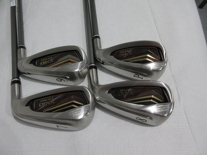 XXIO Dunlop Prime 12 Iron Set - 7-PW - SP-1200 Regular Flex Graphite - MINT/NEW