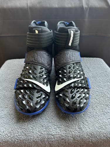 Men's Size M 12.0 (W 13.0) Nike Force Savage Elite 2 High Top Molded Cleats (Used)