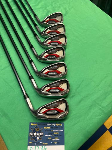 TaylorMade AeroBurner Irons (6/7/8/9/P/A/S) Regular Graphite Shaft