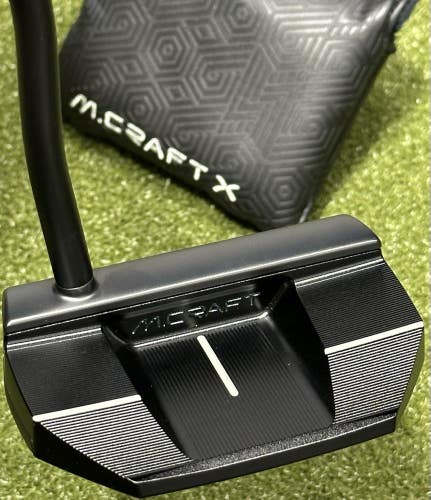 Mizuno Golf M Craft X B4 Mallet Putter Right Hand 35" Inch w/ Headcover MINT!