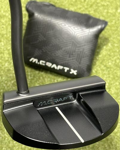 Mizuno Golf M Craft X B5 Mallet Putter Right Hand 34" Inch w/ Headcover MINT!