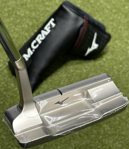 Mizuno M Craft Osaka S Nickel Blade Putter Forged in Japan 34" RH w/ Cover MINT!