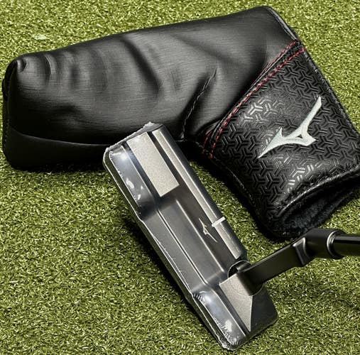 Mizuno M Craft Kyoto P Grey Ion Blade Putter LEFT Hand 34" w/ Cover LH MINT!