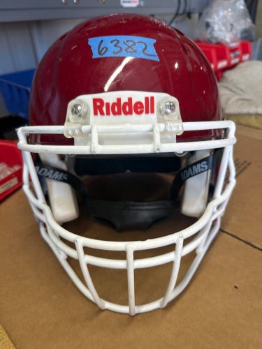 USED RIDDELL SPEED ICON ADULT HELMET - MEDIUM - PEARL CARDINAL