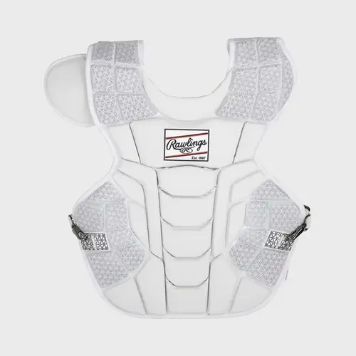 Rawlings Mach Catcher's Chest Protector White/Adult (New)