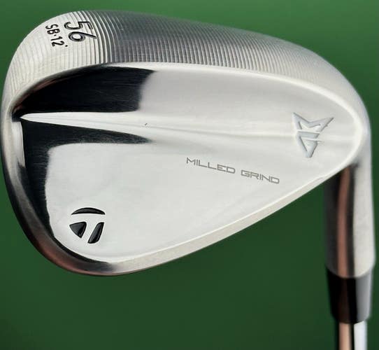 TaylorMade Milled Grind Chrome Sand SW Wedge 56-12* Steel KBS RH MINT!