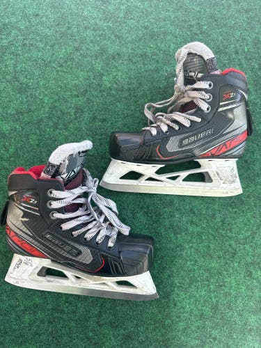 Junior Bauer Vapor X2.7 Hockey Goalie Skates (Regular) Size 2 (Used)