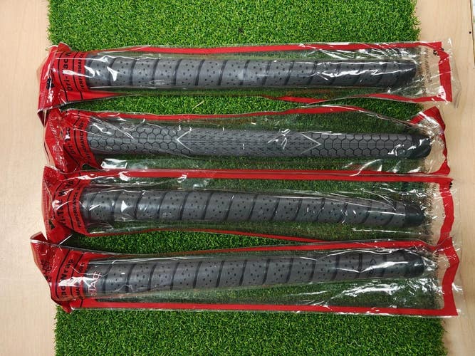 Set of 4 Winn Standard Size Dri-Tac Golf Wrap - Dark Gray