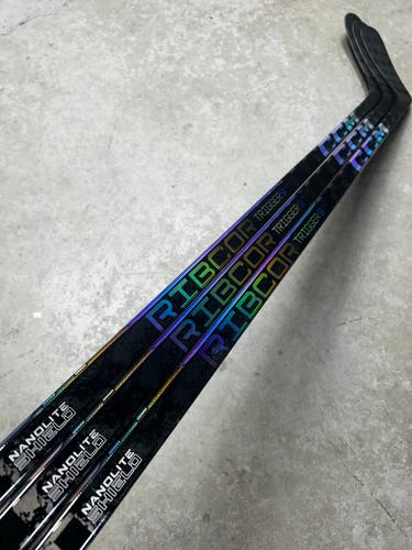 3 PACK 70 Flex P90 Senior CCM RibCor Trigger 9 Pro Left Hand Hockey Stick Pro Stock (New)