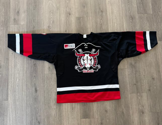 Rebels Black/Red/White Game jersey XXL-high quality (Used)