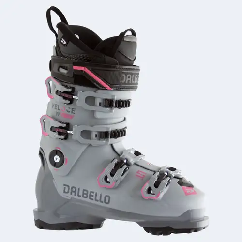 NEW Women's Dalbello Veloce 95 W GW Ski Boots - Size Mondo 25.0 / 25.5 (Grey / Grey Straw)