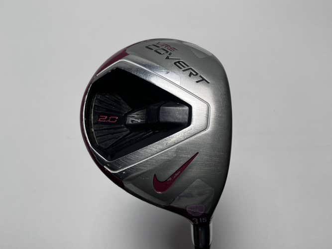 Nike VRS Covert 2.0 3 Fairway Wood 15* Kuro Kage Red 60g Stiff Graphite Mens RH