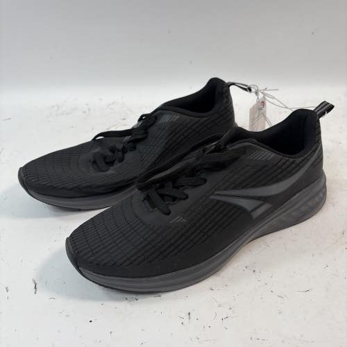 Crane Memory Foam Athletic Shoe, Black, Mens 9