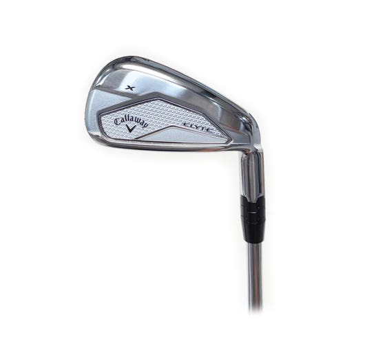 Callaway Elyte X Fitting Cart 7 Iron +1/2" Long Steel Vector 90g Stiff Flex