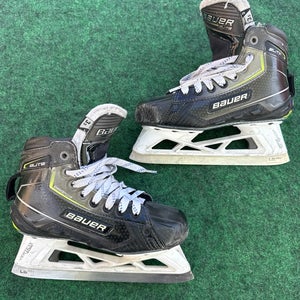 Junior Bauer Elite Hockey Goalie Skates (Regular) Size 3.5 (Used)