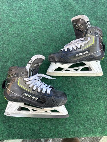 Junior Bauer Elite Hockey Goalie Skates (Regular) Size 3.5 (Used)