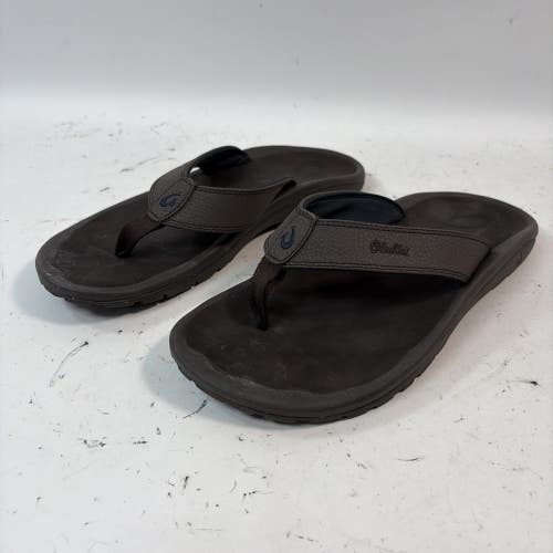 Olukai Men's Flip Flops, Brown, 10