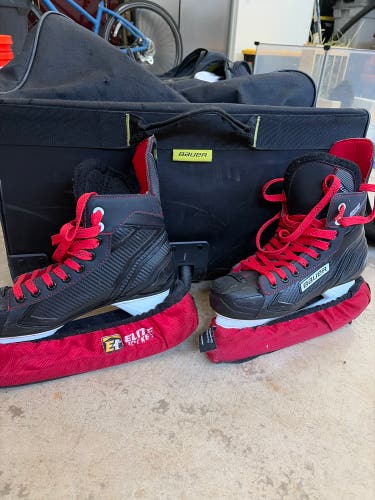 Black 2018 Bauer NS Hockey Skates Size 5 (Used)
