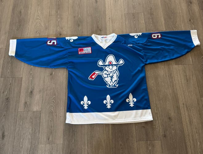 Blue Quebec Nordiques colours XXL Men's Jersey (Used)