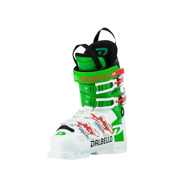 NEW Dalbello DRS 75 Junior Race Ski Boots - Size 21.5 (White / Race Green)