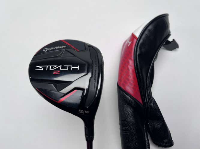 TaylorMade Stealth 2 5 Fairway Wood 18* Fujikura Speeder NX Red 50g Senior RH HC