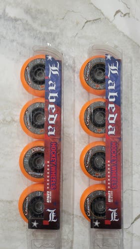 2 sets of Labeda roller hockey wheels - new