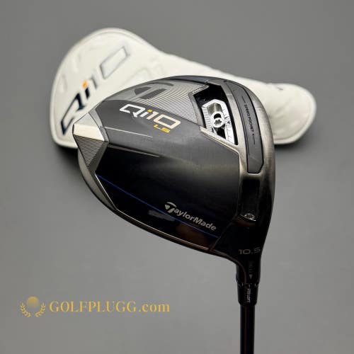 10.5 Driver- Taylormade Qi10 LS w/ Headcover / Diamana, Stiff (3340)