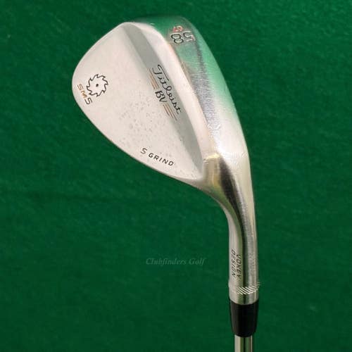 Titleist Vokey SM5 Tour Chrome 58-7S 58 Lob Wedge Vokey Design Steel Wedge Flex